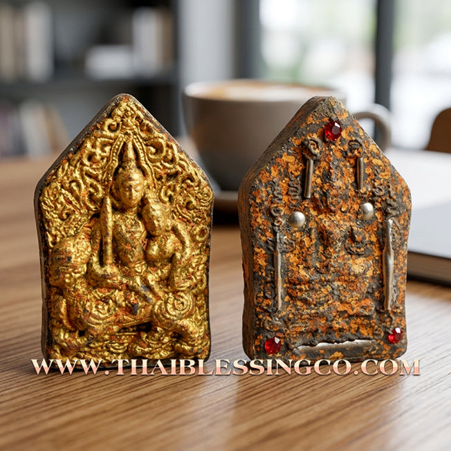 ✨ 🏹 The Ultimate Fusion of Charisma: 'Khun Phaen Phet Phayathorn Prai Phayom' (Gold Leaf Edition) by Luang Pu In (2014) – The Khmer Secret to Absolute Seduction 🏹 ✨