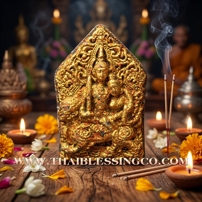 ✨ 🏹 The Ultimate Fusion of Charisma: 'Khun Phaen Phet Phayathorn Prai Phayom' (Gold Leaf Edition) by Luang Pu In (2014) – The Khmer Secret to Absolute Seduction 🏹 ✨