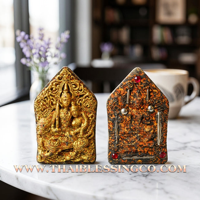 ✨ 🏹 The Ultimate Fusion of Charisma: 'Khun Phaen Phet Phayathorn Prai Phayom' (Gold Leaf Edition) by Luang Pu In (2014) – The Khmer Secret to Absolute Seduction 🏹 ✨