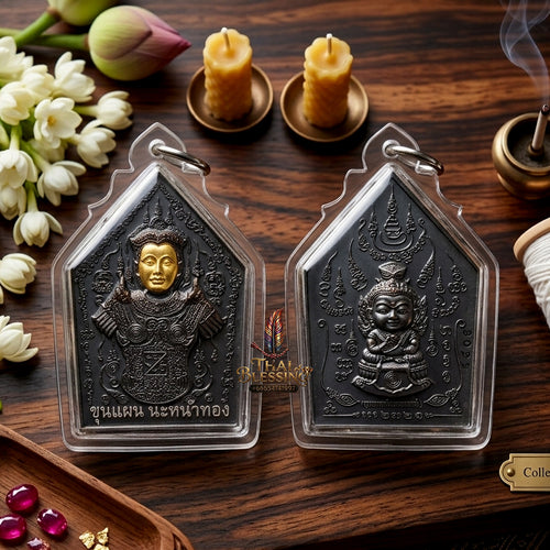 ✨ [The Ultimate Master of Charisma & Prosperity] Sacred Khun Paen "Na Na Thong" (Gold-Faced) – Master-Blessed by Kruba Subin Sumetho (2011 "Legendary Charm" Edition)