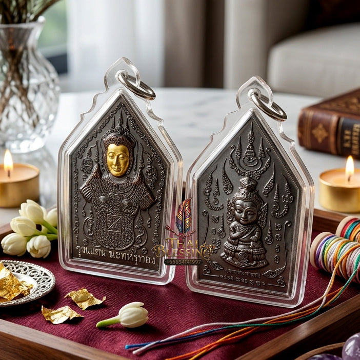 ✨ [The Ultimate Master of Charisma & Prosperity] Sacred Khun Paen "Na Na Thong" (Gold-Faced) – Master-Blessed by Kruba Subin Sumetho (2011 "Legendary Charm" Edition)