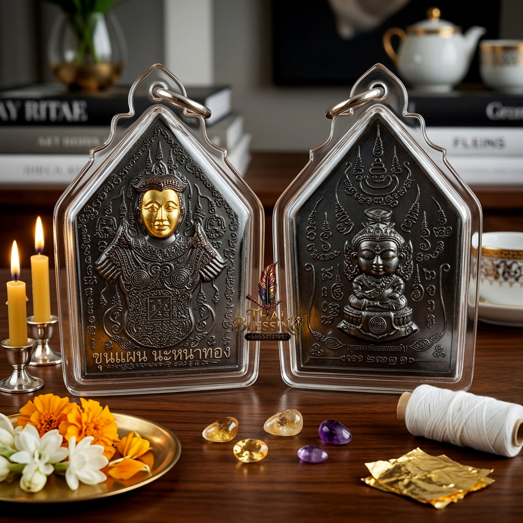 ✨ [The Ultimate Master of Charisma & Prosperity] Sacred Khun Paen "Na Na Thong" (Gold-Faced) – Master-Blessed by Kruba Subin Sumetho (2011 "Legendary Charm" Edition)
