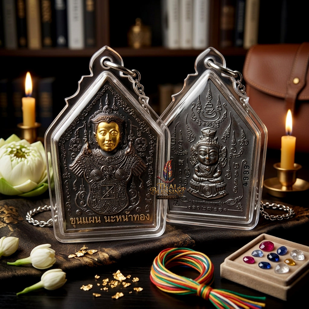 ✨ [The Ultimate Master of Charisma & Prosperity] Sacred Khun Paen "Na Na Thong" (Gold-Faced) – Master-Blessed by Kruba Subin Sumetho (2011 "Legendary Charm" Edition)
