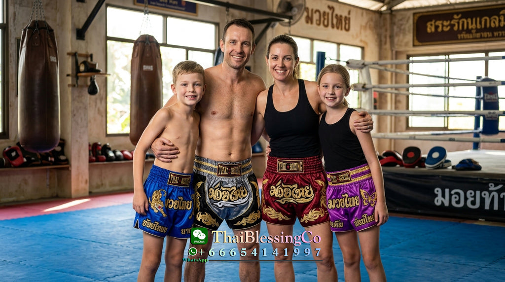 🥊The Warrior’s Glory: Authentic Premium Thai Pattern Muay Thai Shorts – Double-Layered Professional Satin Boxing Trunks, Handcrafted Factory-Direct Export Grade for Adults and Kids (Gray and black Muay Thai shorts)