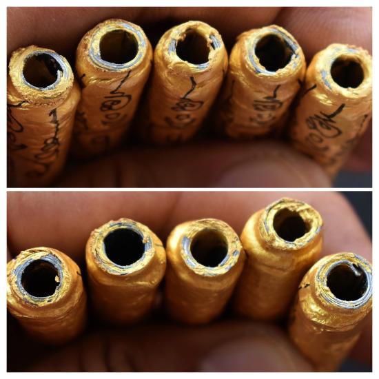 🦅 The Wealth-Gripping Legend: Vintage 2011 "Takrut Ka Kab Sub" by Luang Pu Noy, Wat Bo Luang – The Ultimate Talisman for Financial Mastery