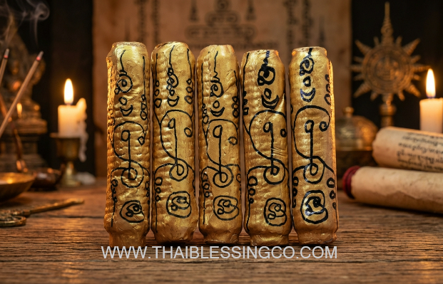 🦅 The Wealth-Gripping Legend: Vintage 2011 "Takrut Ka Kab Sub" by Luang Pu Noy, Wat Bo Luang – The Ultimate Talisman for Financial Mastery