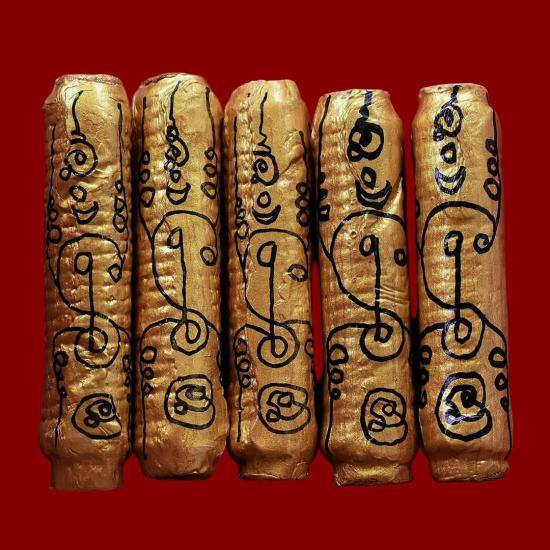 🦅 The Wealth-Gripping Legend: Vintage 2011 "Takrut Ka Kab Sub" by Luang Pu Noy, Wat Bo Luang – The Ultimate Talisman for Financial Mastery