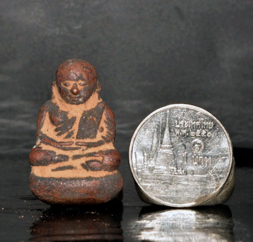 ✨ The Wealth Emperor: "Luang Phor Ngern" First Edition (Bao Tup) – Rare "Nava Lor Din Thai" Ancient Clay Cast for Supreme Wealth & Infinite Success by Ya Than Khian (2016)