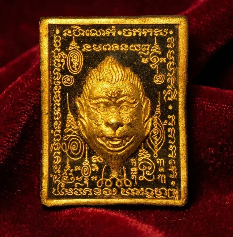 👹 The Alchemist of Gold: Phaya Sihuhata "Overflowing Riches" Locket (Black Gold Edition) - Kruba Khamfan 2026 Black Gold