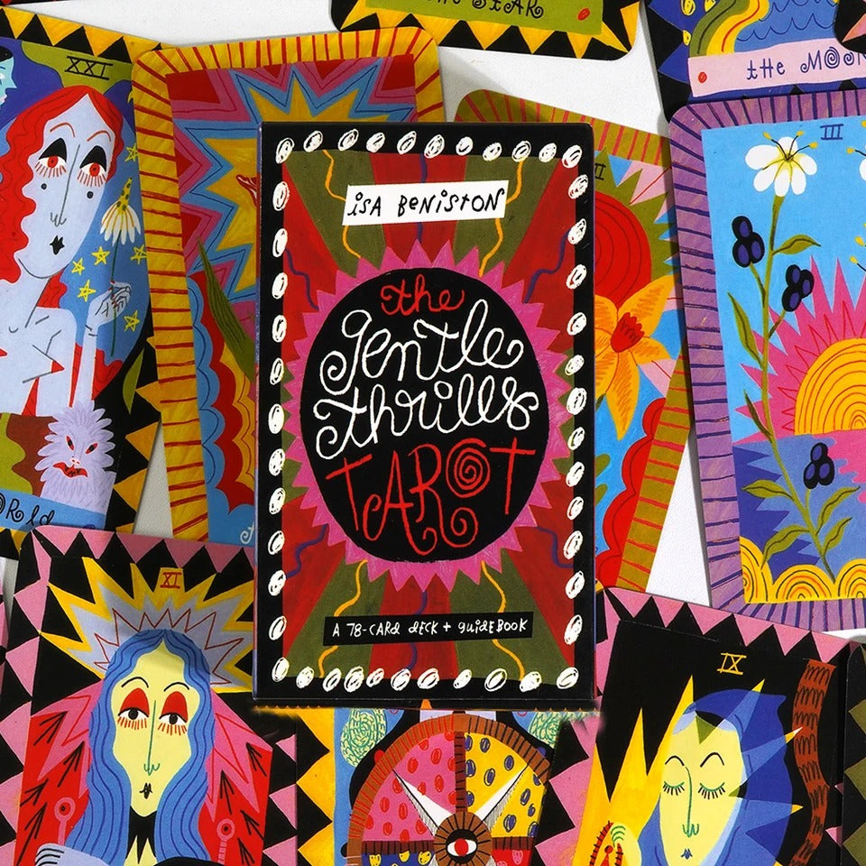 🎨 The Gentle Thrills Tarot Deck – 78 Cards | Beginner-Friendly | Original Hand-Painted Artwork | Traditional & Fresh Tarot Interpretation