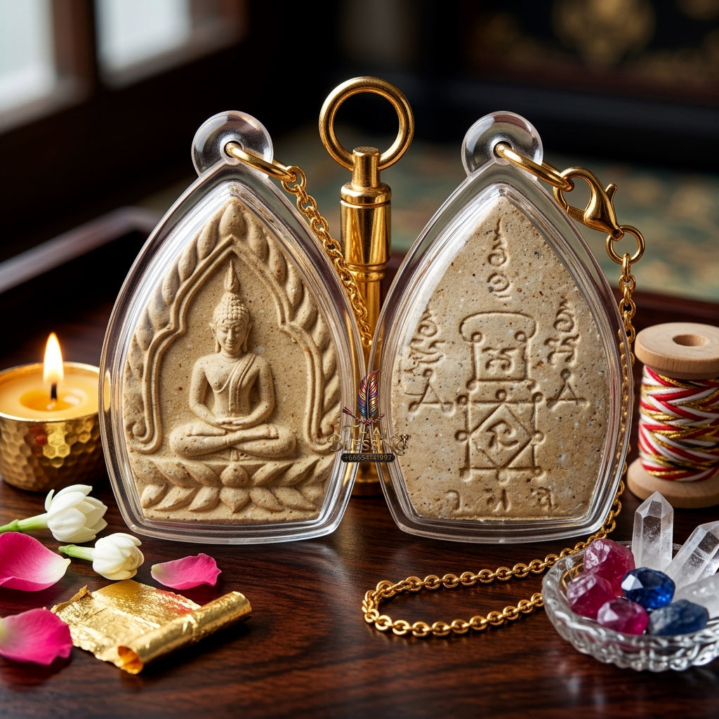 ✨ [The Legend of the Flying Palad Khik Master] Sacred "Phra Phong Chao Sua" (Wealthy Merchant Buddha) – Master-Blessed by Luang Phor Yid, Wat Nong Jok (1992)