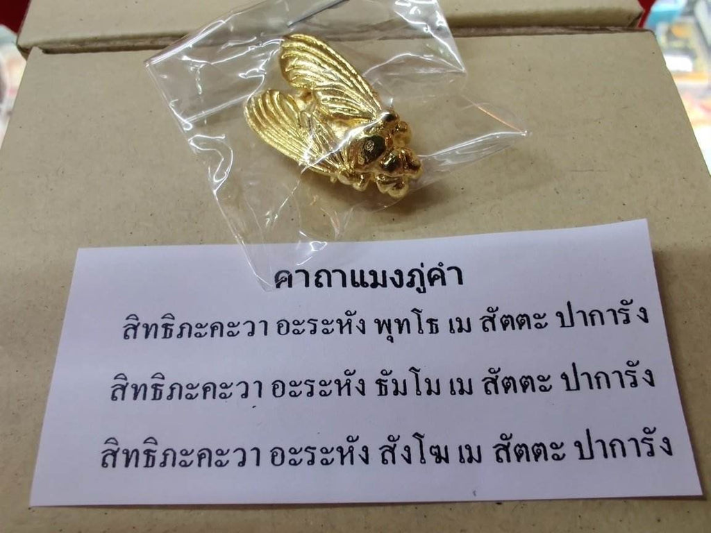 Wealth Bumblebee Amulet - Luang Ta Ruam from Wat Khok Samran |招财蜜蜂圣物 |龙达鲁昂高僧 |碧差汶府萨姆兰寺