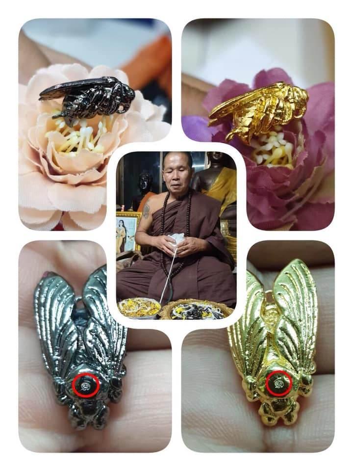 Wealth Bumblebee Amulet - Luang Ta Ruam from Wat Khok Samran |招财蜜蜂圣物 |龙达鲁昂高僧 |碧差汶府萨姆兰寺