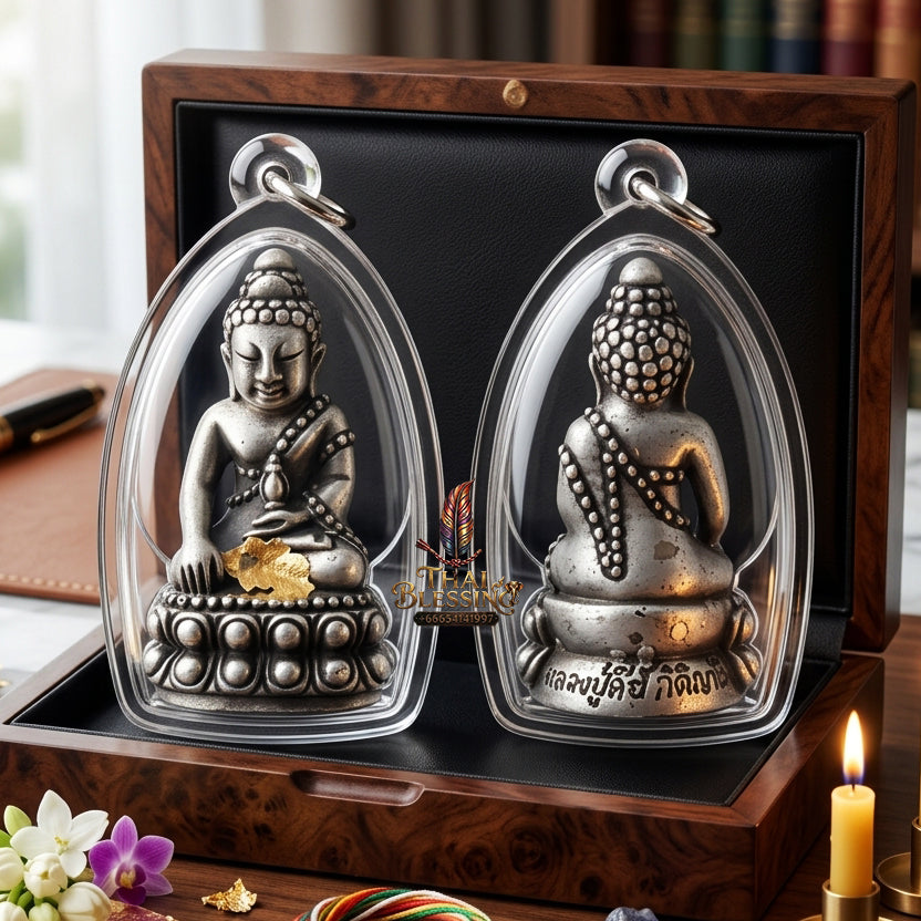 ✨ [The Radiant Master of Wealth & Infinite Fortune] Sacred Phra Kring "Phet Surin" (Diamond of Surin) – "Mang Mee Ngern Thong" (Abundant Wealth) Edition – Master-Blessed by Luang Pu Key, Wat Si Lamyong (2006)