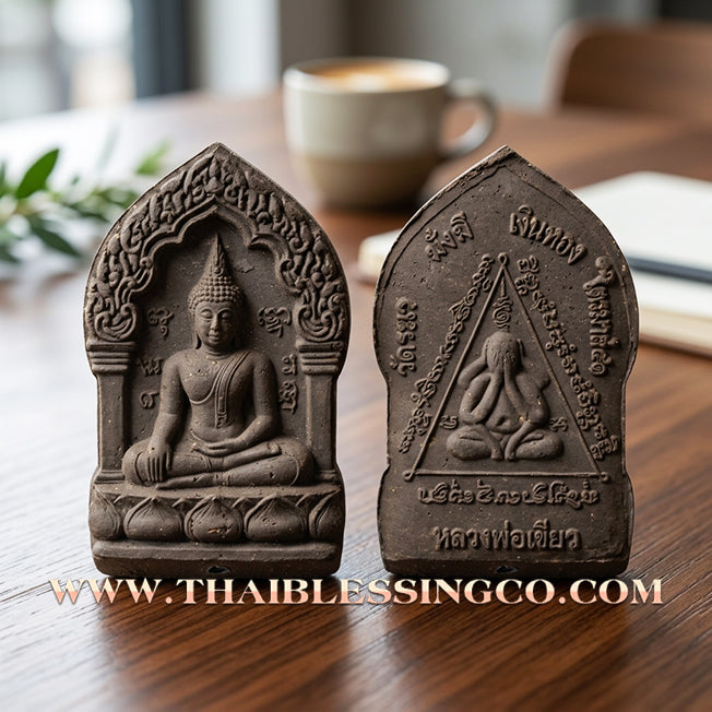 ✨ 🐘 The Sovereign of Primal Attraction: Khun Phaen "Chang Phasom Khlong" (1st Edition) by Luang Phor Khiao, Wat Ra-We (1998) – Sacred "Mid-Air" Bodhi Powders & Gua Pho Elephant Oil ✨ 🐘