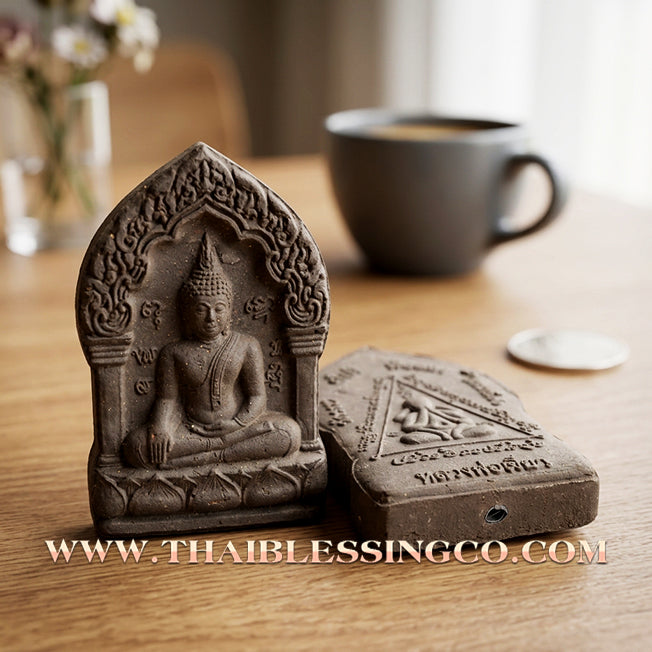 ✨ 🐘 The Sovereign of Primal Attraction: Khun Phaen "Chang Phasom Khlong" (1st Edition) by Luang Phor Khiao, Wat Ra-We (1998) – Sacred "Mid-Air" Bodhi Powders & Gua Pho Elephant Oil ✨ 🐘