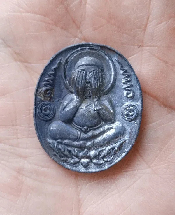 🛡️ The "Unstoppable" Guardian: Phra Pidta Kasun Kod (Magic Bullet) - Ancient Cast Lead Amulet by Phor Than Im
