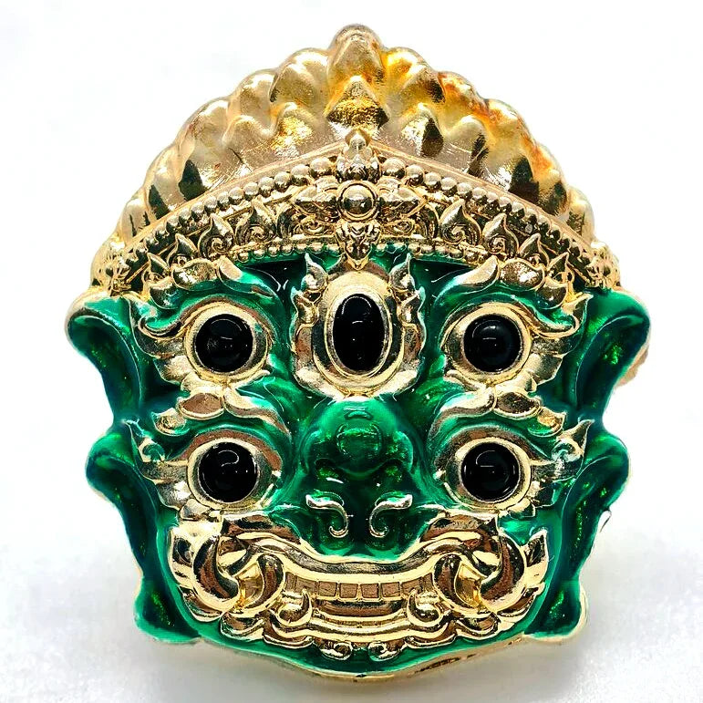 👹 Thep Si Hu Ha Ta (4 Ears 5 Eyes) "Kod Setthi Racha Chok" (Ultimate Millionaire Royal Luck) - Edition 11: Phra Kru Palad Thanaphat, Wat Thamma Chai Mongkol – Lanna Wealth Deity