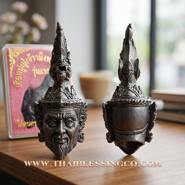 ✨ 🐍 Transcendent Wealth & Infinite Protection: The Sovereign Golden Naga Hermit (Ruesi Bhujong Nakaraj) Ancient Copper Alchemy Thai Amulet for Abundance, Success, and Spiritual Guardian Shield (Wat Khoke 2014 Edition) 🐍 ✨