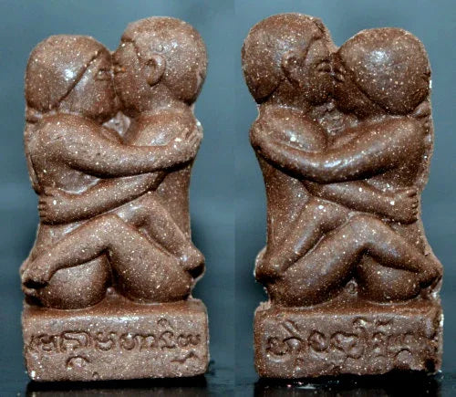 💘 Twin Hearts, One Intention – In Khu “Hundredfold Allure” Brown Charm-Powder Pair for Love, Affection & Deep Connection