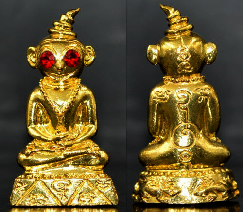 ✨ Ultimate Charm of Passion and Fortune – Phaya Ngang Jaosenha Pisawat Brass Alloy Amulet from Ruesi Somdej (Kruba Dech)