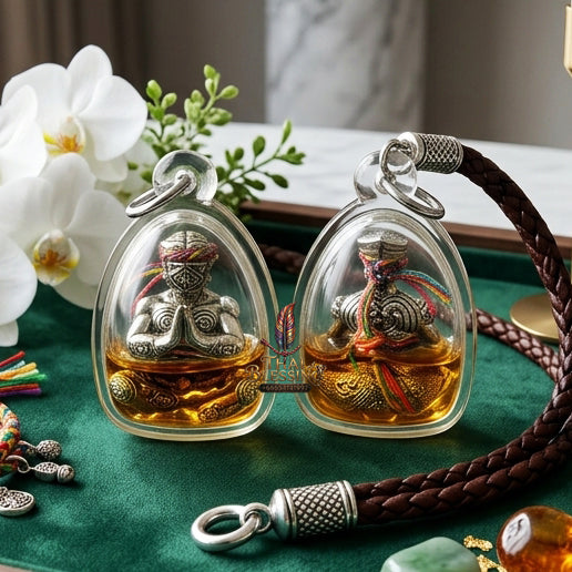 ✨ [Ultimate Seduction & Wealth] Sacred Hun Payon "Satur 5" (Saturday 5th) Occult-Infused Talisman – Master-Blessed by Luang Pu Nen Kaew, Wat Udom Phraisonthi (2024 Rare Edition)
