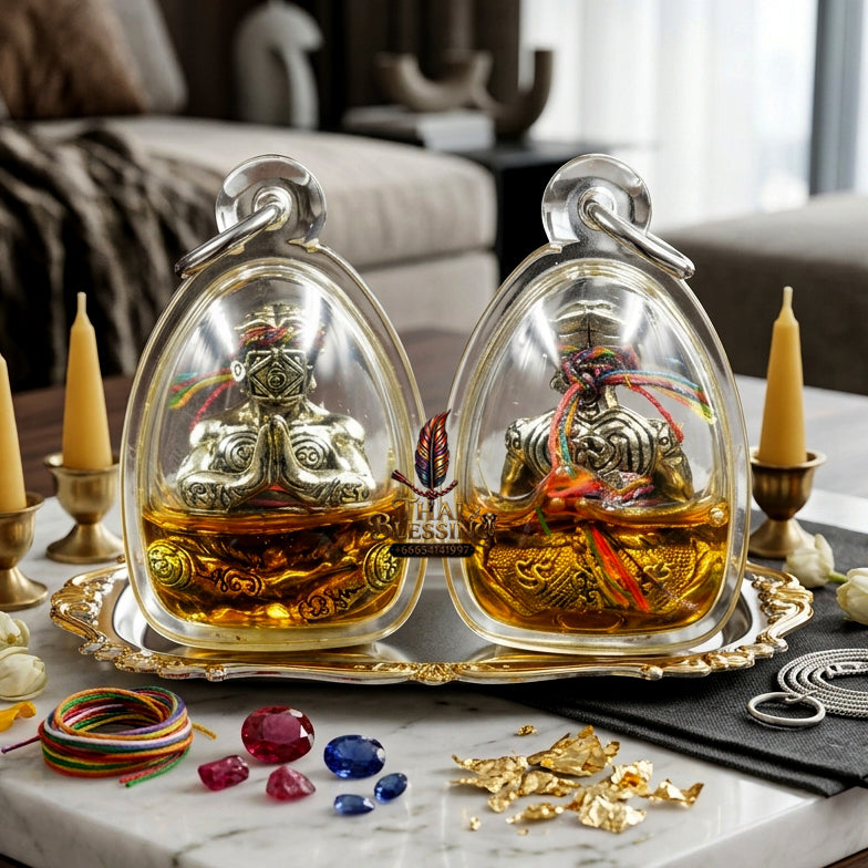✨ [Ultimate Seduction & Wealth] Sacred Hun Payon "Satur 5" (Saturday 5th) Occult-Infused Talisman – Master-Blessed by Luang Pu Nen Kaew, Wat Udom Phraisonthi (2024 Rare Edition)