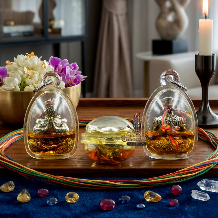 ✨ [Ultimate Seduction & Wealth] Sacred Hun Payon "Satur 5" (Saturday 5th) Occult-Infused Talisman – Master-Blessed by Luang Pu Nen Kaew, Wat Udom Phraisonthi (2024 Rare Edition)