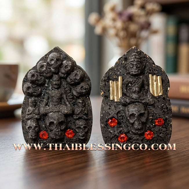 ✨ 🏹 Ultimate Sovereign of Seduction: Khun Phaen Sip Ka-Lok "Ten Skulls Sovereign Edition" by Luang Phor Koen (2014) – Extreme Attraction, Magnetic Aura, & Supreme Social Dominance ✨ 🏹