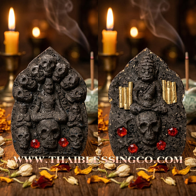 ✨ 🏹 Ultimate Sovereign of Seduction: Khun Phaen Sip Ka-Lok "Ten Skulls Sovereign Edition" by Luang Phor Koen (2014) – Extreme Attraction, Magnetic Aura, & Supreme Social Dominance ✨ 🏹