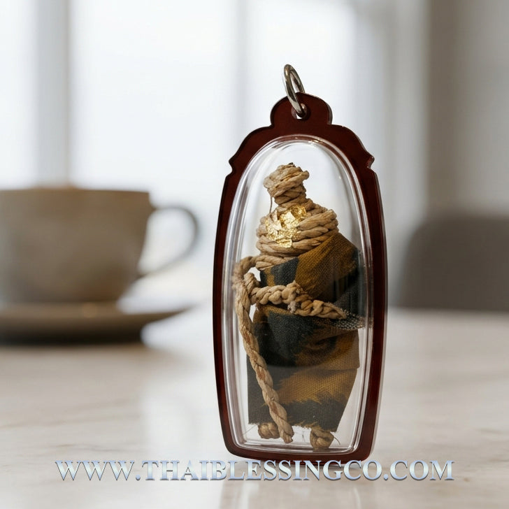 🛡️ Ultimate Hun Phayon Mongkhon Thep Lersi (Hermit Angel Class) by Luang Phor Mian Supreme Spiritual Guardian for Elite Protection, Career Success, and Wealth Attraction - Limited Edition 399 Pcs with Serial Number - Waterproof Casing Included