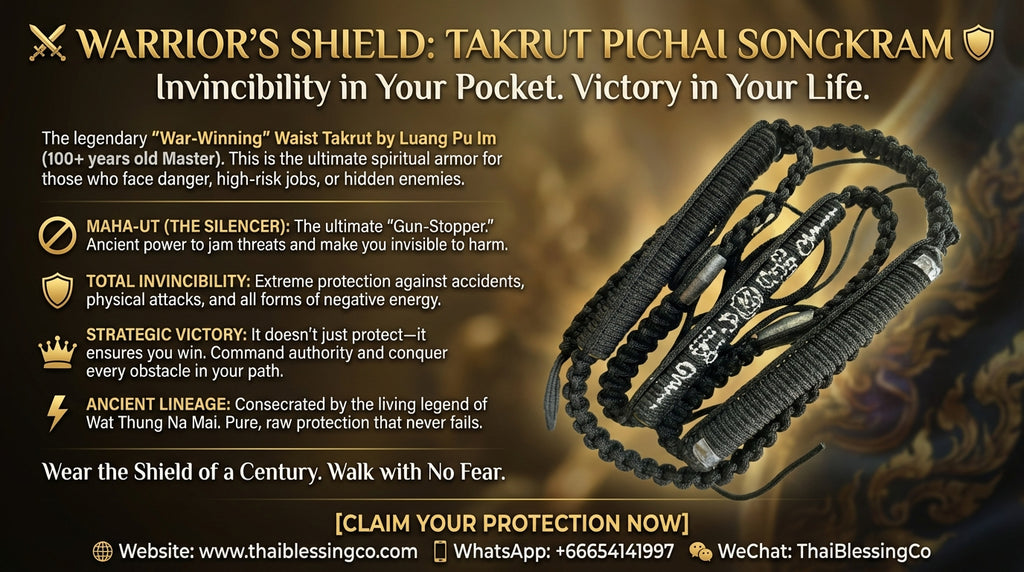 ⚔️ WARRIOR’S SHIELD: TAKRUT PICHAI SONGKRAM 🛡️The Sovereign Protection & Resilience Belt