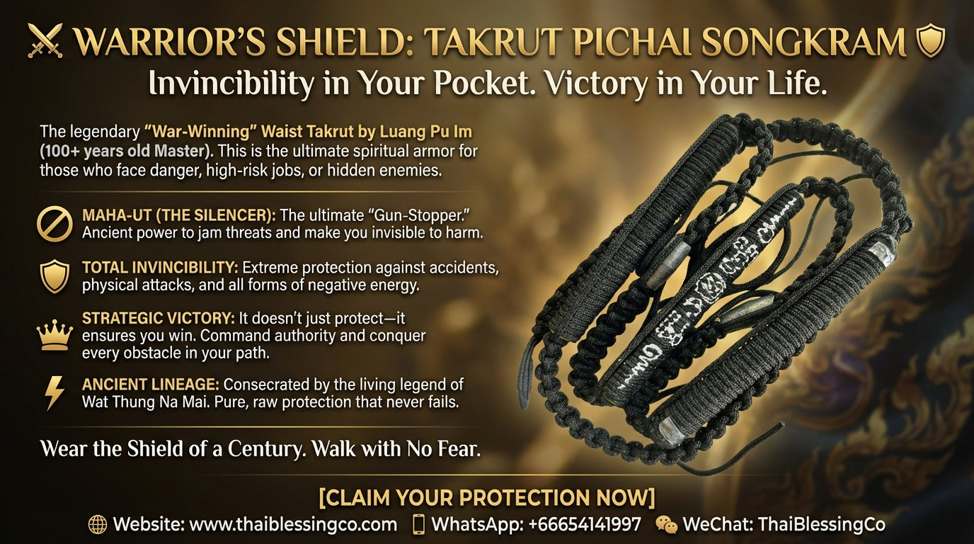 ⚔️ WARRIOR’S SHIELD: TAKRUT PICHAI SONGKRAM 🛡️The Sovereign Protection & Resilience Belt