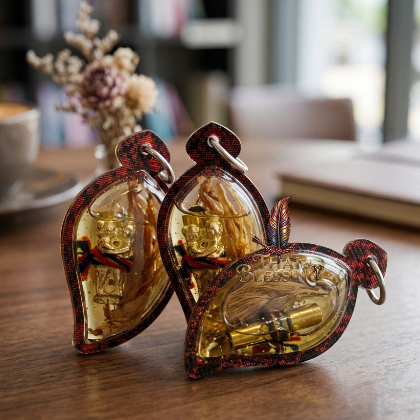 🌸 Wan Dok Thong Rareung Rak: The Sovereign of Golden Attraction – Kruba Baeng – Wat Ban Tanot (2567) – The Ultimate Alchemical Engine for Hypnotic Charm & Financial Flow!