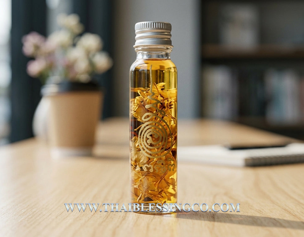 🍯 Wan Dok Rak Son "Maha Saneh" Oil: The Sovereign Essence of Irresistible Attraction by Luang Pu Kampeng