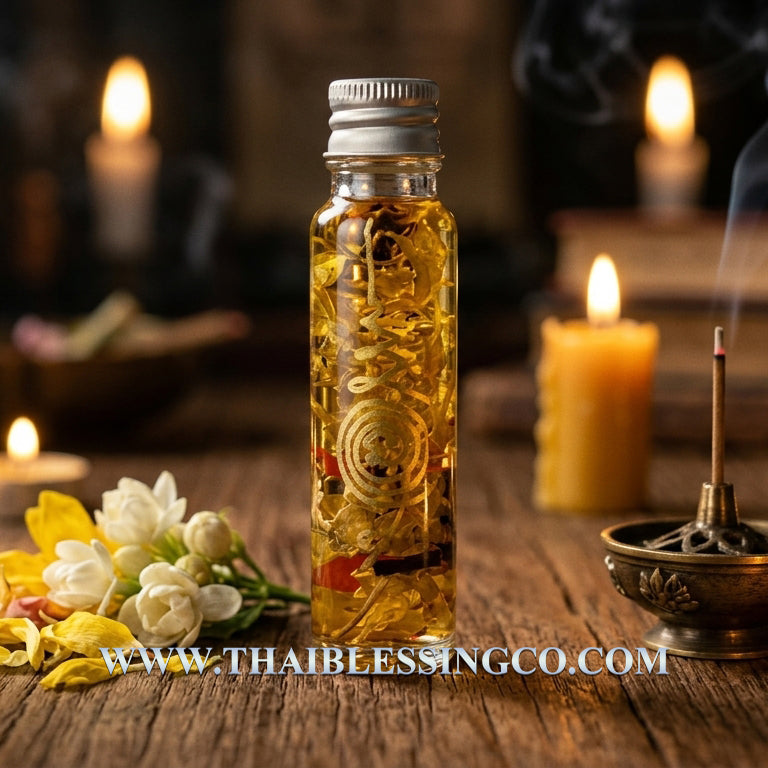 🍯 Wan Dok Rak Son "Maha Saneh" Oil: The Sovereign Essence of Irresistible Attraction by Luang Pu Kampeng