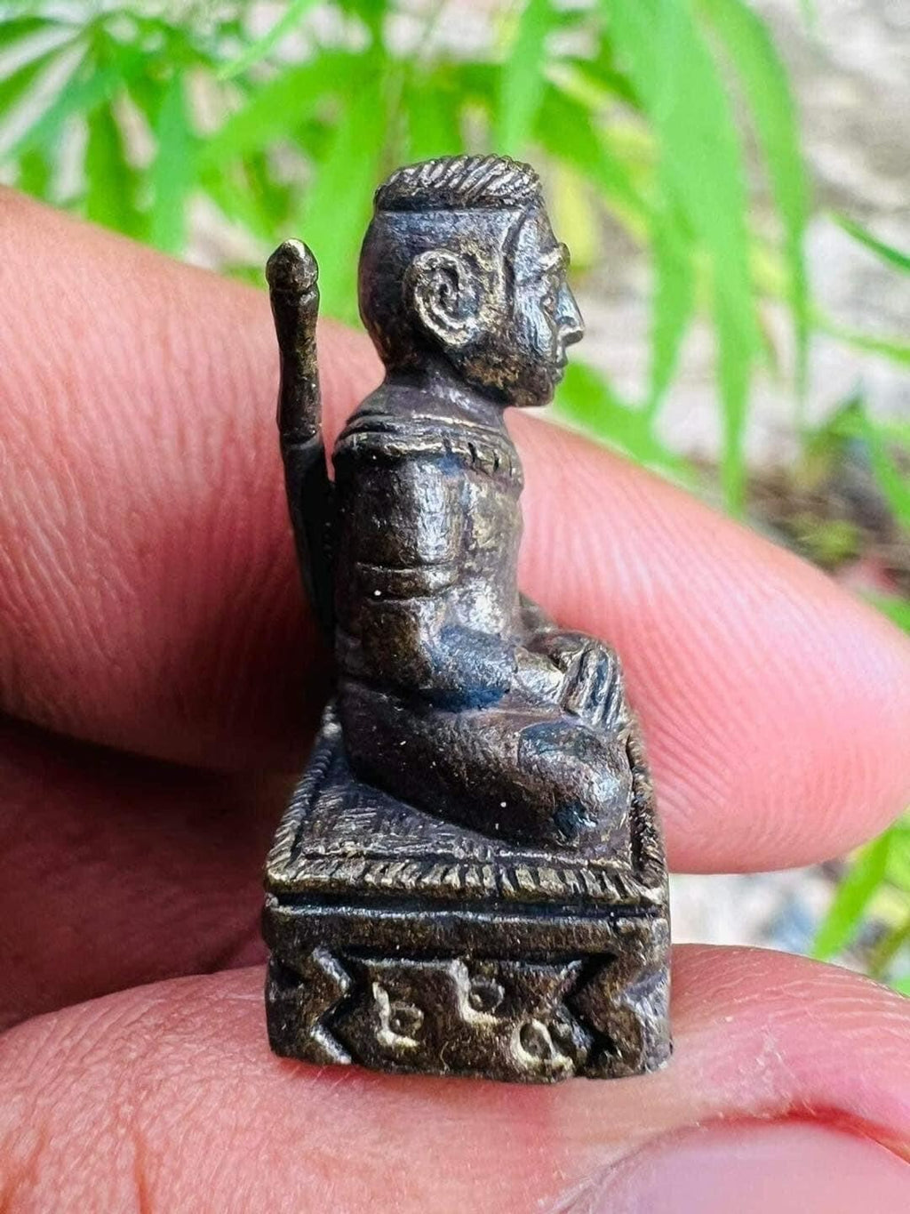 ⚔️ “Warrior Heart Khun Paen” – First Edition Metal Statue by Ajarn Nen Doi (Trang, Thailand) for Charisma, Confidence & Spiritual Protection