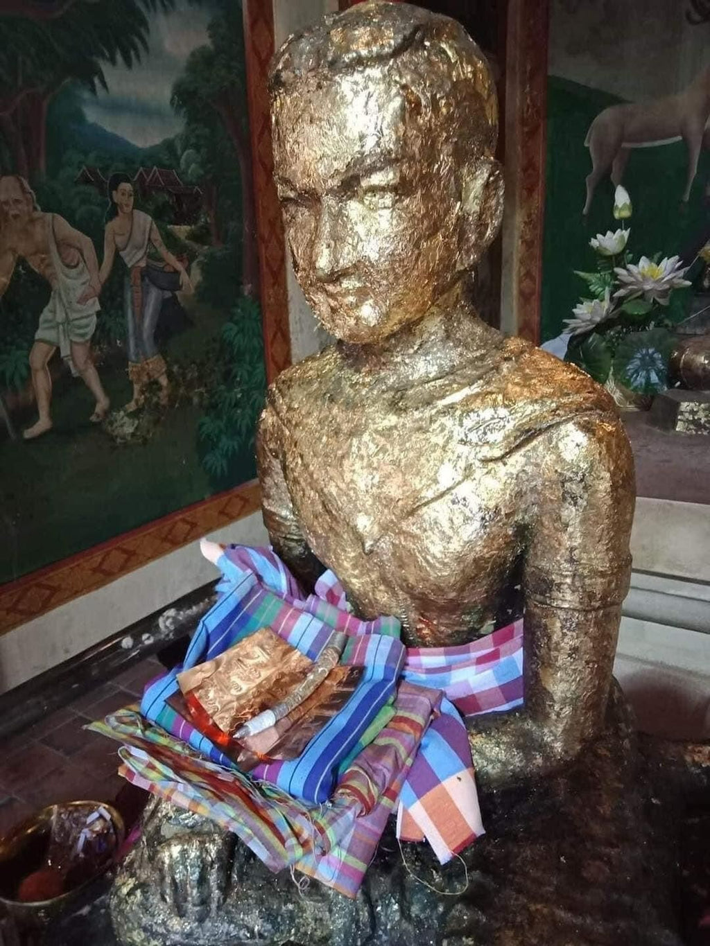 ⚔️ “Warrior Heart Khun Paen” – First Edition Metal Statue by Ajarn Nen Doi (Trang, Thailand) for Charisma, Confidence & Spiritual Protection