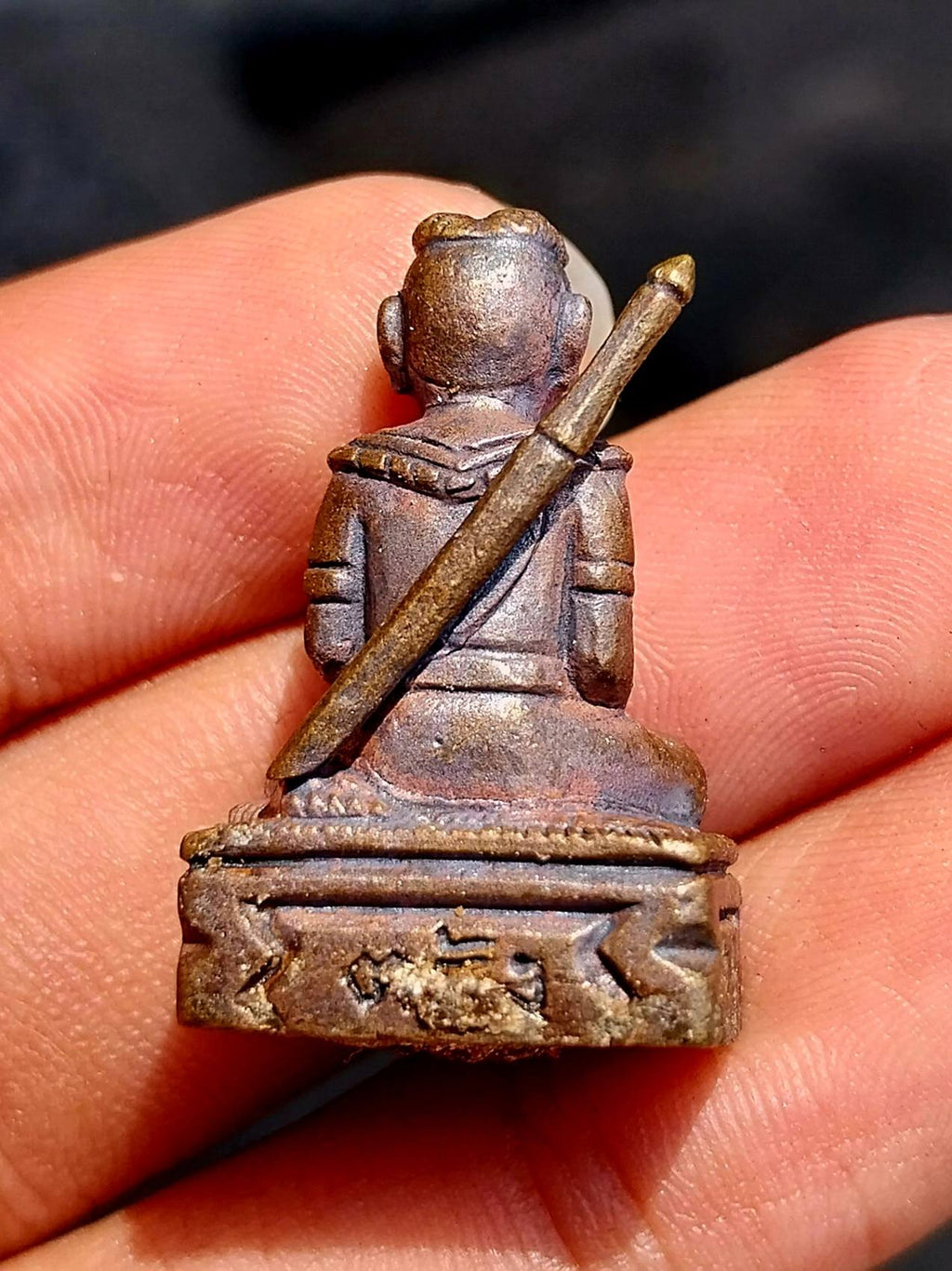 ⚔️ “Warrior Heart Khun Paen” – First Edition Metal Statue by Ajarn Nen Doi (Trang, Thailand) for Charisma, Confidence & Spiritual Protection