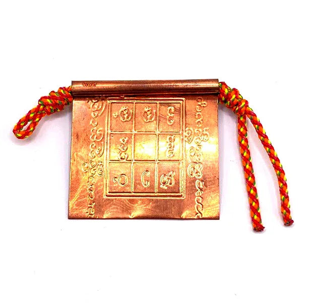 🍀Yan Neep Clip In Your Fortune – “Racha Chok” Raw Copper Clamp Yantra for Everyday Luck, Sales Flow & Prosperity Mindset
