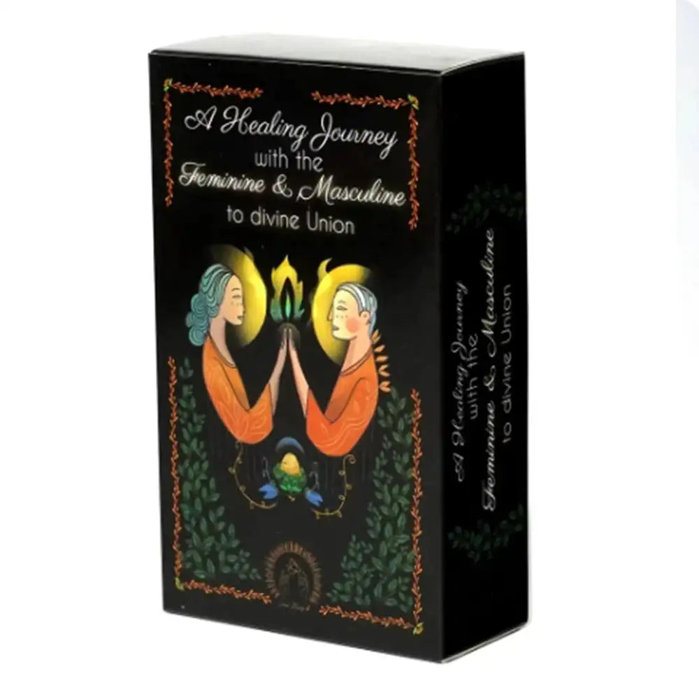 🌈 A Healing Journey with the Feminine and Masculine to Divine Union Tarot Deck Oracle – 88 Cards for Spiritual Balance and Insight