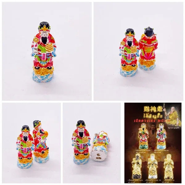 🧧 The "Open Luck" God of Wealth: Chai Sing Ear (Cai Shen Ye) by Kruba Baeng (Mini Size)