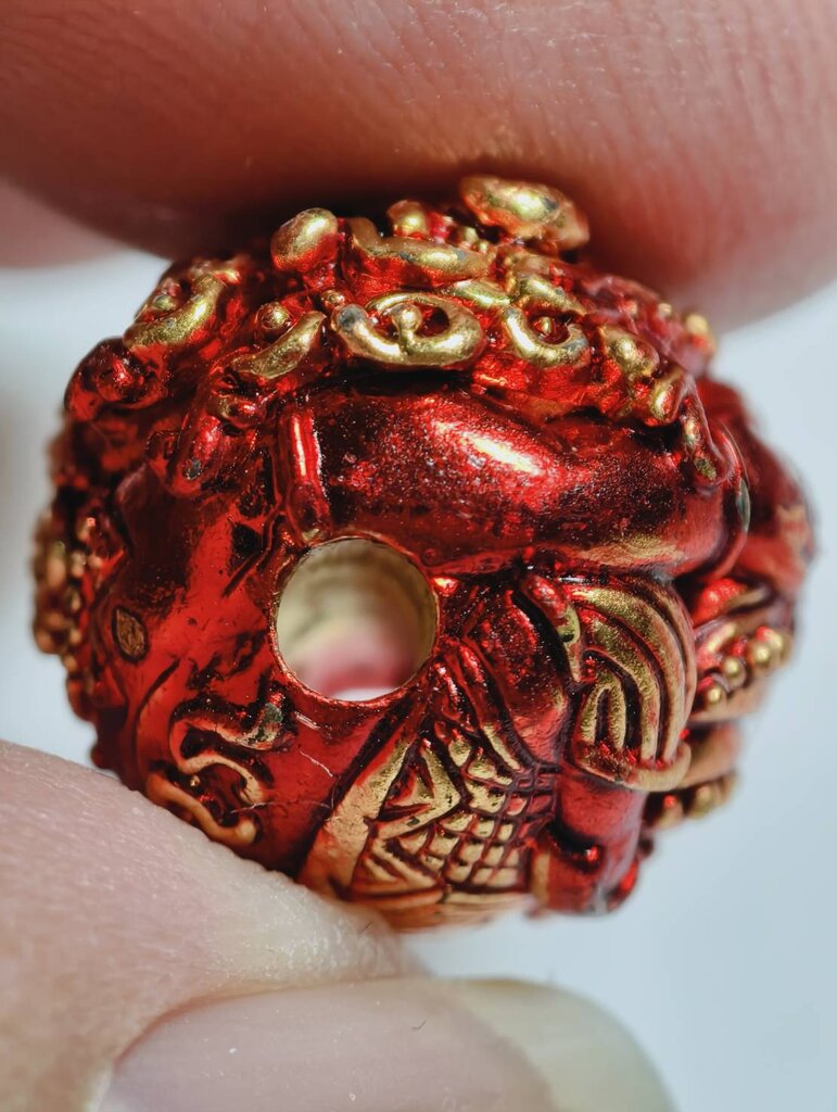 👶 Baby Kubera “Hundred Million” Wealth Ball (Kuwen Noi Roi Lan) – Career Success & Massive Fortune Amulet by Ajarn Kraidet