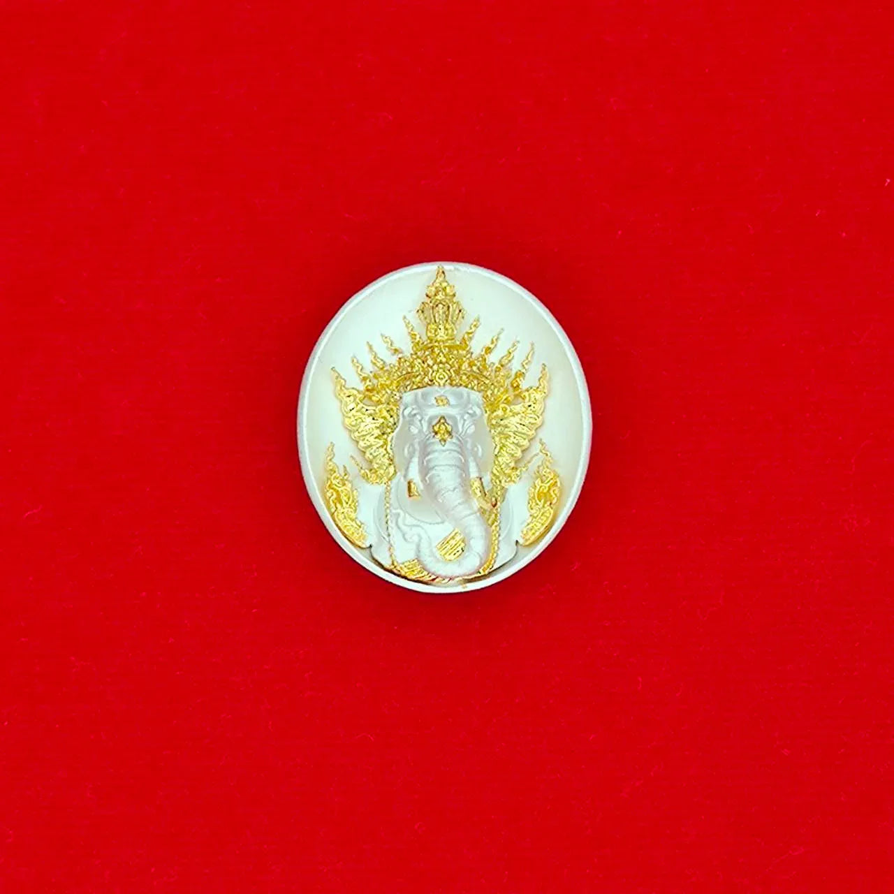Invoke Prosperity and Protection with Ganesh Amulet for Prosperity by Luang Por Srithep Udon