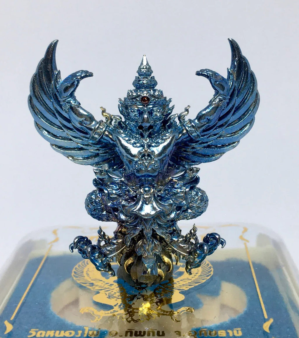 🪙 “Script of Wealth Garuda 168” – Large‑Format Royal Wealth & Protection Guardian Amulet Blue Lord Meat