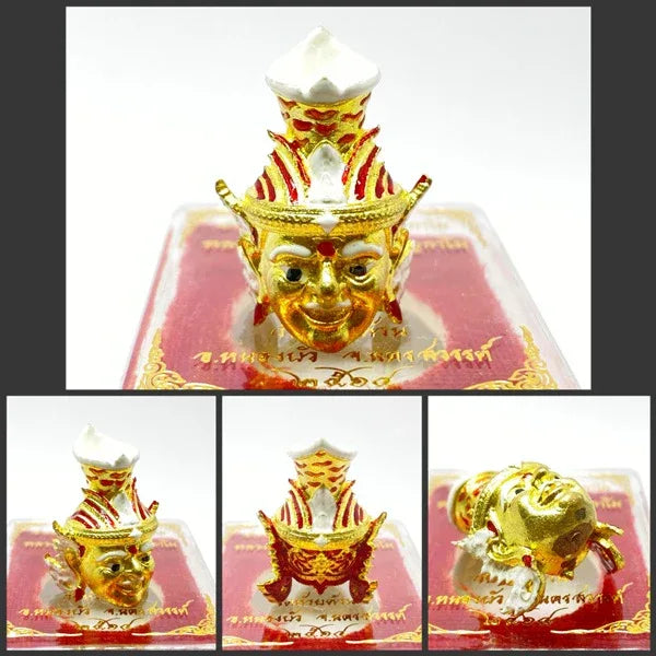 🧘‍♂️✨ Supreme Elder Sage Head Amulet – Chatkan Bu Cha Kru Punyagam Edition for Ultimate Blessings & Protection