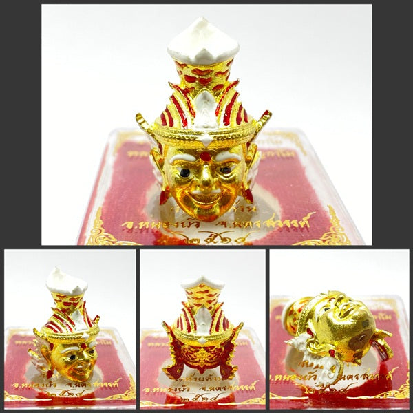 🧘‍♂️✨ Supreme Elder Sage Head Amulet – Chatkan Bu Cha Kru Punyagam Edition for Ultimate Blessings & Protection