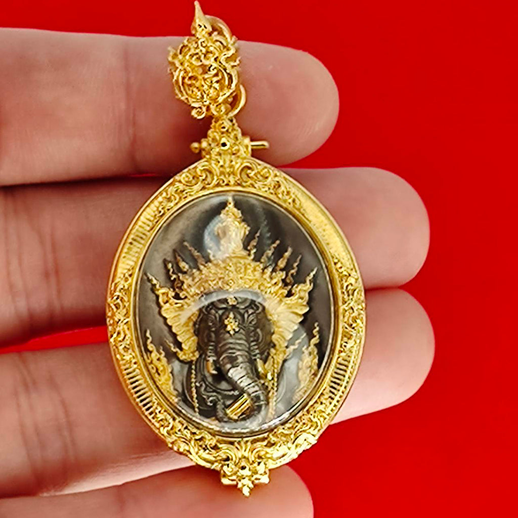 Ganesh Blessing Statue - Prakhaniyalikhit Figurine for Prosperity, Wisdom, and Auspicious Success