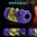 ✨ AuraMagnet: The Enchanted Harmony Sacred Scroll (Limited 2019 "Elephant & Phoenix" Edition by Luang Phor Samut Thong) Wavy purple