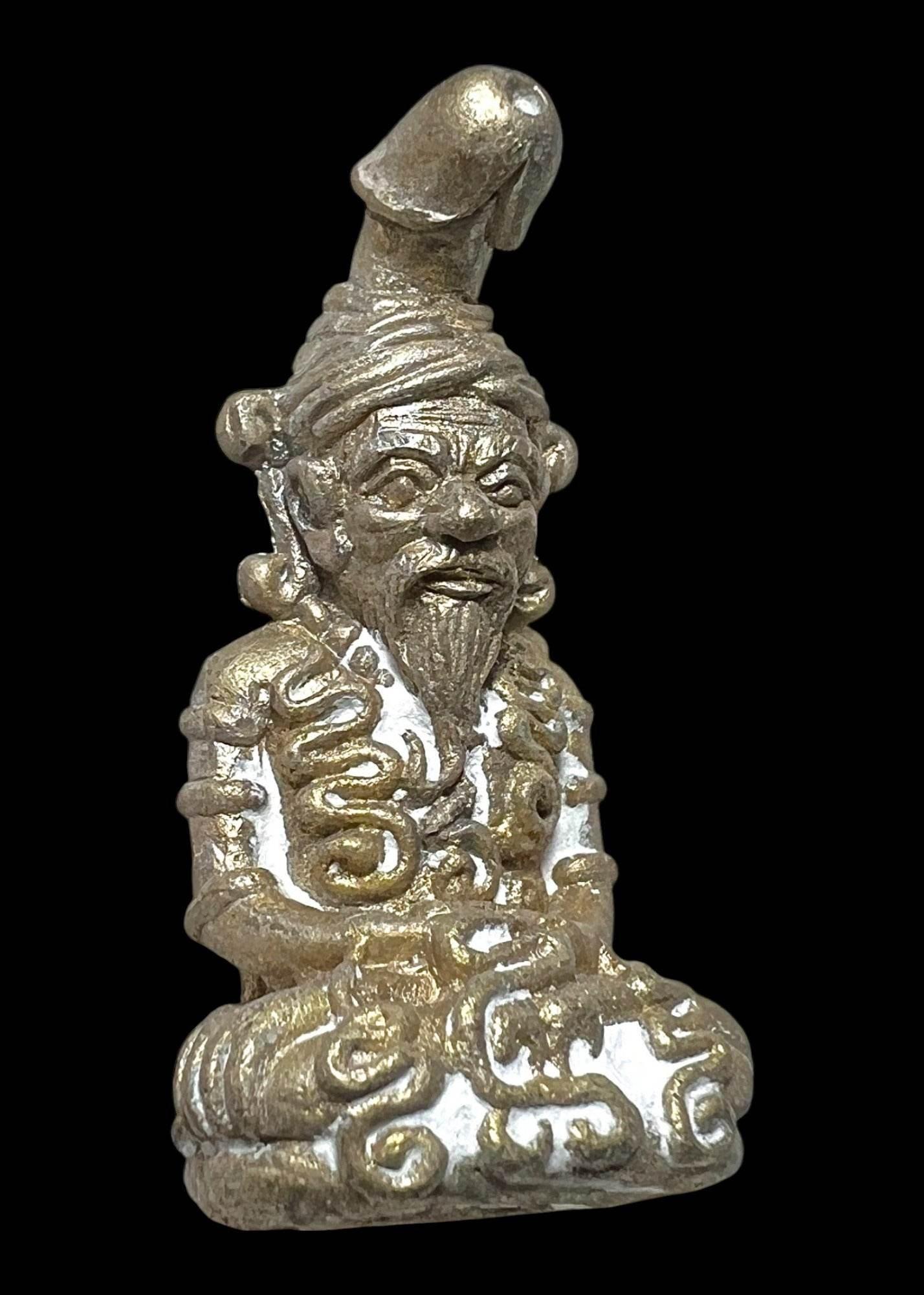 Ruesi Nok Ked Amulet Maha Yantra Wai Kru for Love, Wealth, and Protection